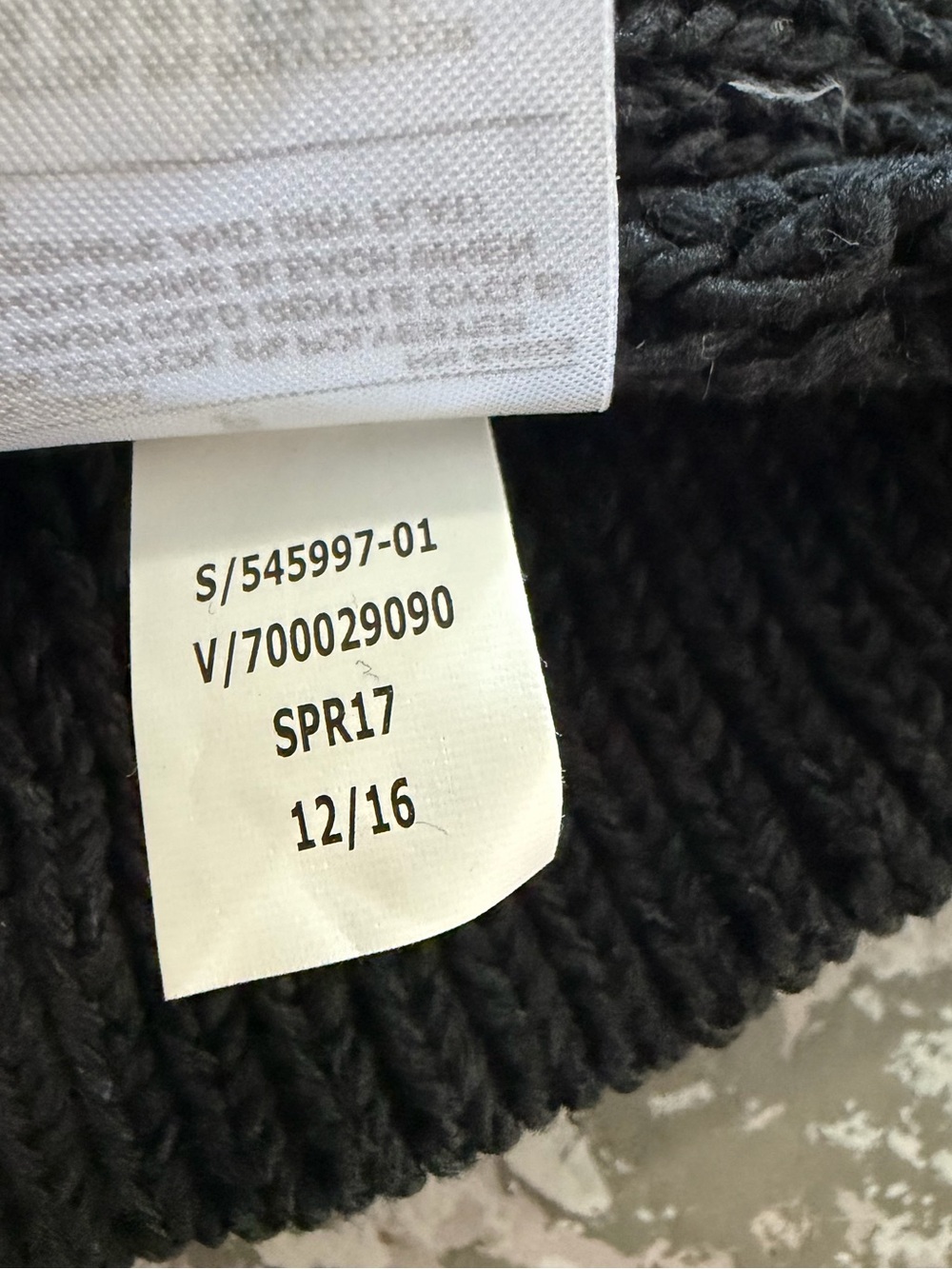 NWT Banana Republic Open Knit Jersey Stitch Ribbed Shawl Collar Cardigan - Black - Picture 11 of 11